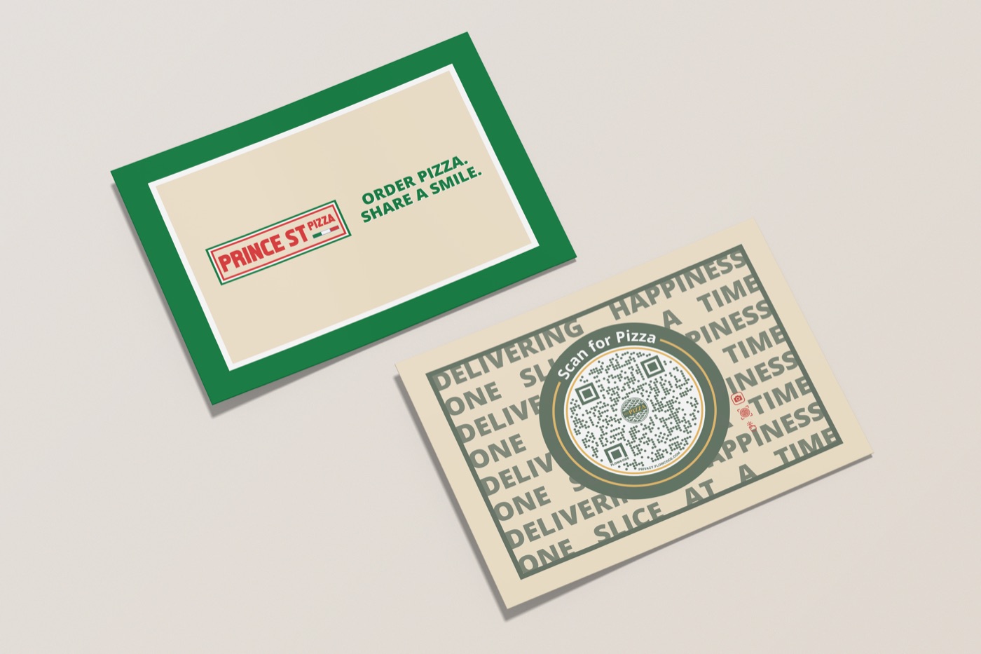 Prince Street Pizza postcard